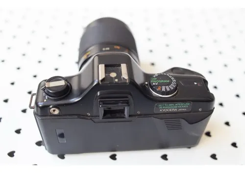 #YASHICA 108PROGRAM 一眼レフカメラ #KYOCERA Câmera Slr Analógica Antiga Yashica 108 + Lente 28-80 Macro
