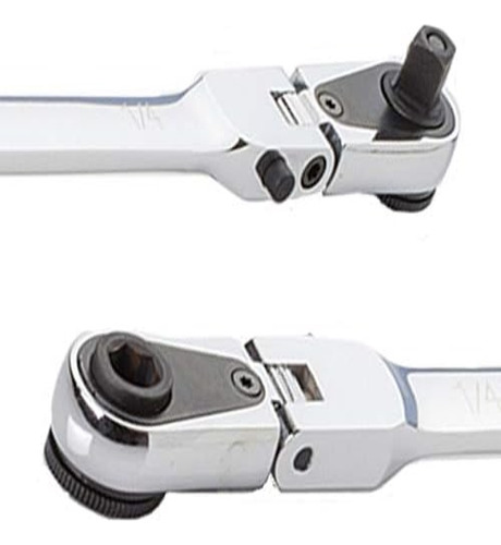 Ezred 4s12l Varilla Combinada Plateada, Trinquete Doble Flex