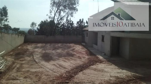Linda Chácara Em Construção Em Atibaia Com 3.990mts²