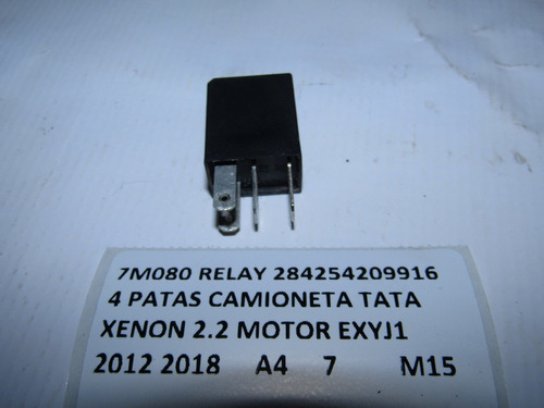 Relay 284254209916 4 Patas Tata Xenon 2.2 Exyj1 2012 2018