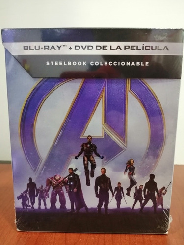 The Avengers: Endgame Steelbook + Litografía (solo Cdmx)