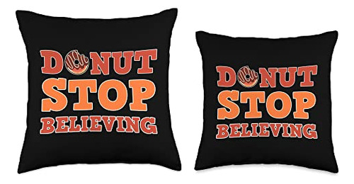 Almohada De 18x18 Pulgadas Temática De Donas De Manga Para A