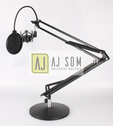 Pedestal Articulado,haste P/microfone Gravação Studio-1 M