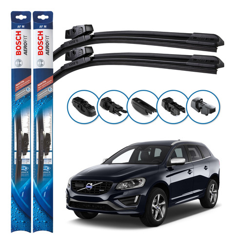 Par Palheta Limpador Chuva Parabrisa Bosch Xc60 2009 A 2017