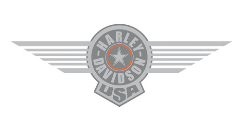 Calca Calcomania Sticker Harley Davidson Fat Boy Mod 3