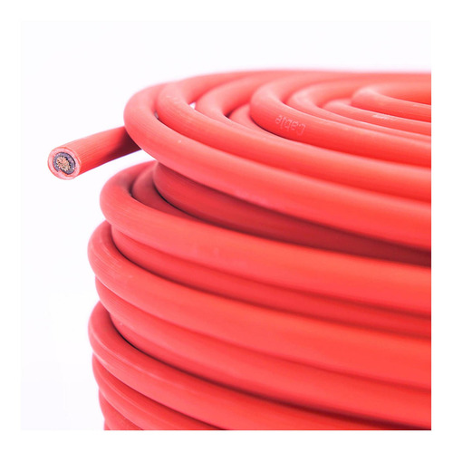 Cabo Solar Solarmax Rolo 100m Flex Sn 0,6/1kv 6mm² Vermelho