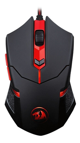 Kit de teclado y mouse gamer Redragon S101-BA Español de color negro