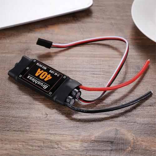 2-4s Lipo 40a Esc Sin Escobillas Xon Para Piezas De Aviones