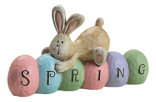 Figura De Conejo De Pascua Para Decoración De Primavera, Fig