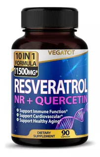 Trans Resveratrol Nr + Quercetin 11,500 Mg 90 Caspulas