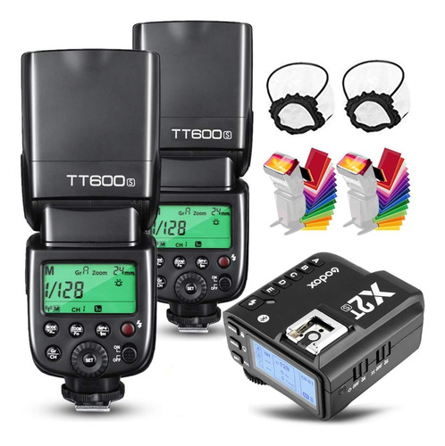 Godox 2x Tt600s Hss 2.4g Inalámbrico Master/slaver Flash ...