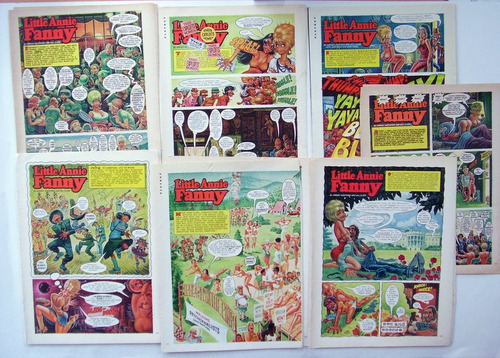 Imagen 1 de 8 de Annie Fanny 7 Comics Playboy Original Set 2