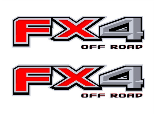 Logo Ford Fx4 Offroad Adhesivo Laminado Pick Up Camioneta