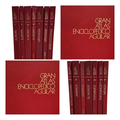 Gran Atlas Enciclopédico Aguilar - 13 Tomos