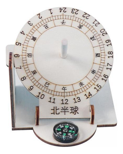 3 Ecuatorial Sundial Clock Diy Sundial Kit 3d Puzzle Toy