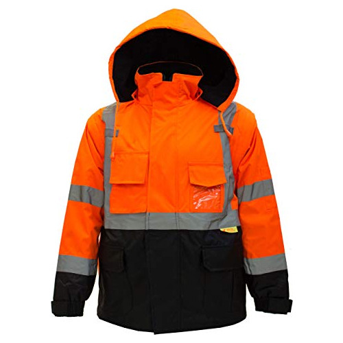 Chaqueta, New York Hi-viz Workwear J8511-4xl-3 Chaqueta Bomb