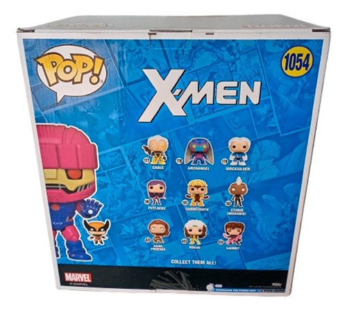 Funko Pop X-men Sentinel Con Wolverine Jumbo De 25cm En Caja (Usado)