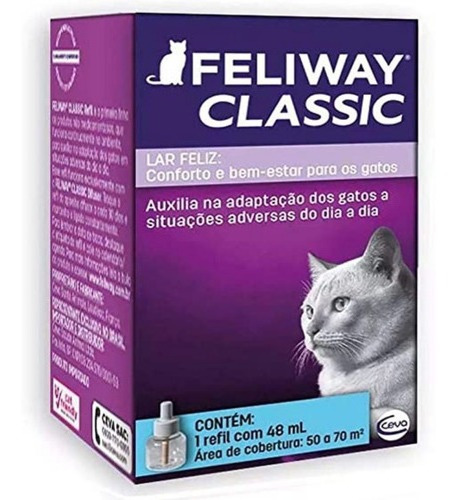 Refil Para Feliway Classic Ceva Difusor Elétrico 48ml