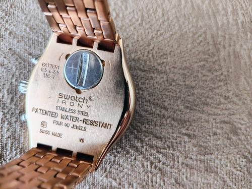 Relógio Swatch Irony Bronze Prata Nude (Usado)