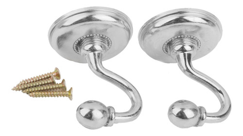 2 Ganchos De Pared De Aleación De Cristal Para Colgar Cortin