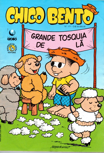 Chico Bento N° 171 - 36 Páginas - Em Português - Editora Globo - Formato 13 X 19 - Capa Mole - 1993 - Bonellihq Cx177 E23