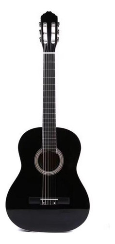 Guitarra Clásica 39 Pulgadas Color Negro  Scorpion C/funda