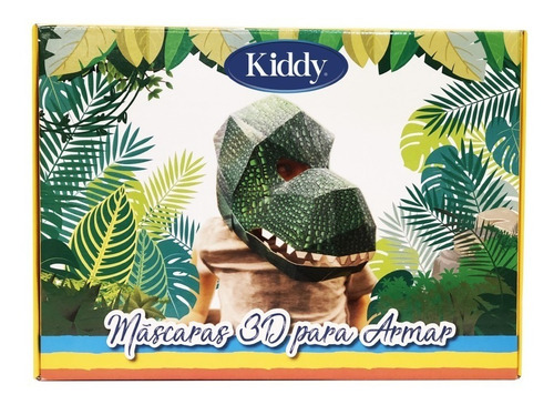 Imagen 2 de 7 de Juguetes Didacticos Art Kiddy Mascaras 3 D Para Armar