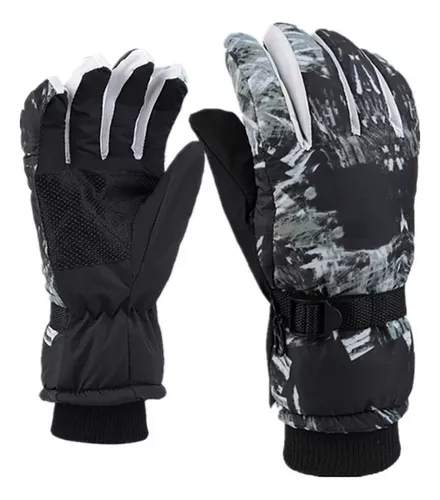 Guantes de Esquí para Niños Guantes de Nieve Niño Guantes Térmicos  Impermeables Antideslizantes Guantes de Invierno Cálido Térmicos Fleece  Prueba de