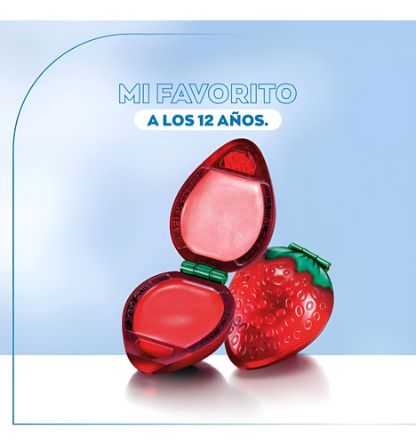 Labial Y Brillo Con Olor Y Sabor Fresita, Avon
