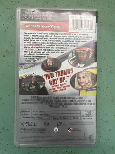 Talladega Nights - Umd Video Para Psp (no Dvd) (Usado)