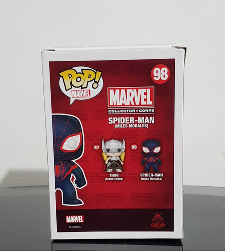 Funko Pop Spiderman #98 Miles Morales Exclusive C/ Protector