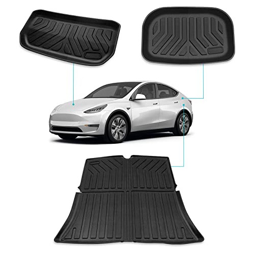 Protector De Maletero Medida (negro) Tesla Model Y 2020...