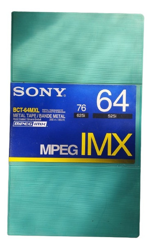 Kit Com 4 Fita Mpeg Imx Sony 64 Min - Bct-64mxl - Novas
