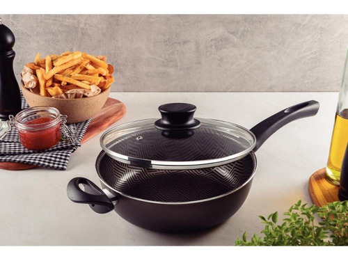 Freidora Antiadherente Tramontina Paris, 24 cm, con plomo
