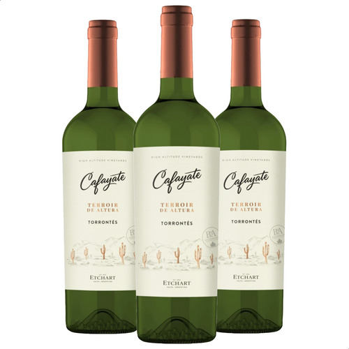 Vino Cafayate Torrontes Terroir De Altura Dulce Tardio X3