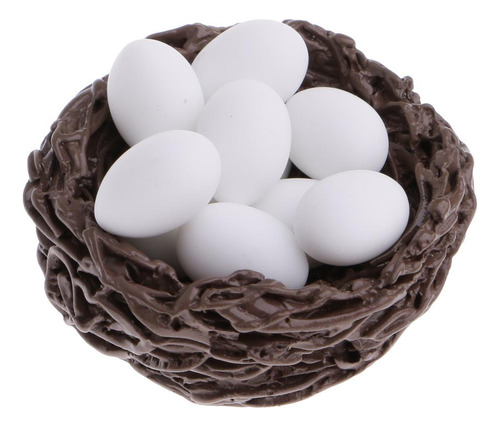 2 De En Miniatura Con 10 Huevos De 1/12