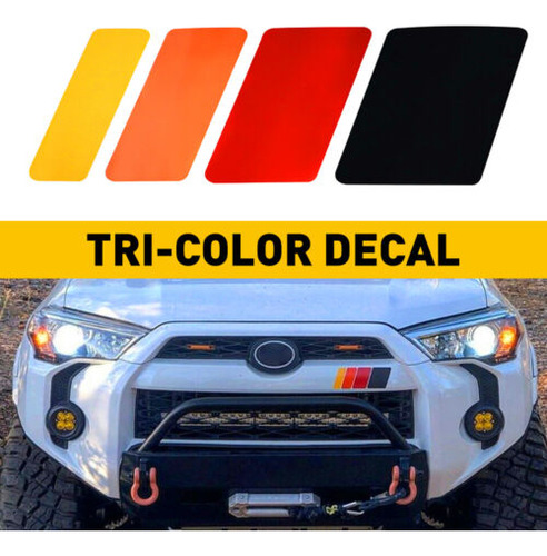 Tri-color Stripe Decal Sticker For Toyota Tacoma Trd 4runn