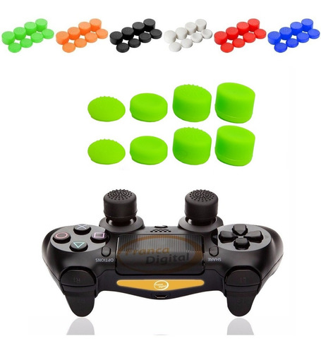 8 Protectores Thumbstick Grip Compatible Con Ps4 Xbox One