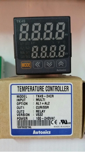 Controlador De Temperatura Tk4s-24cr Autonics
