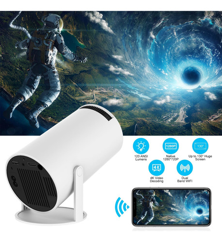 Proyector Portátil Inteligente Para Cine En Casa Interior Y