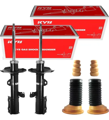 Par Amortecedor Dianteiro Corolla 2005 +kits Kayaba Original ...