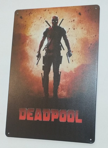 Poster Cartel Placa Deadpool Decoracion Casa Habitación Niño