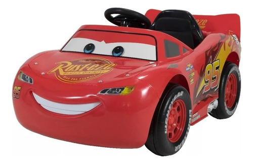 Auto A Bateria Infantil Rayo Mc Queen Disney Cars 