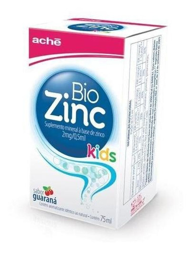 Bio Zinc Kids 75 Ml Guaraná