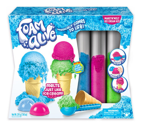 Set De Juego Premium De Helado     Foam Alive  Multicolor