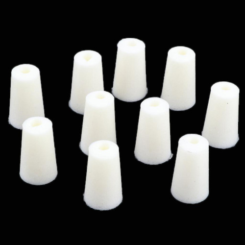 Tapones Cónicos De Laboratorio Con Tapón De Goma, 2 X 10 Uni