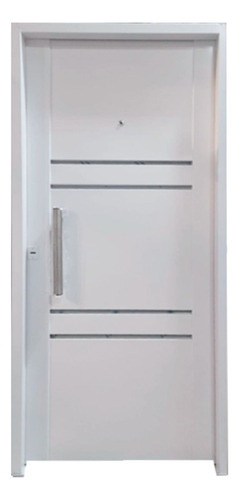 Puerta Frente Inyectada Reforzada Doble Chapa 0.80 X 200