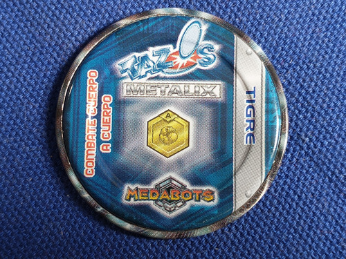 Tazos Metalix Spiritus/tigre#03 Medabots Sabritas '03 (Usado)