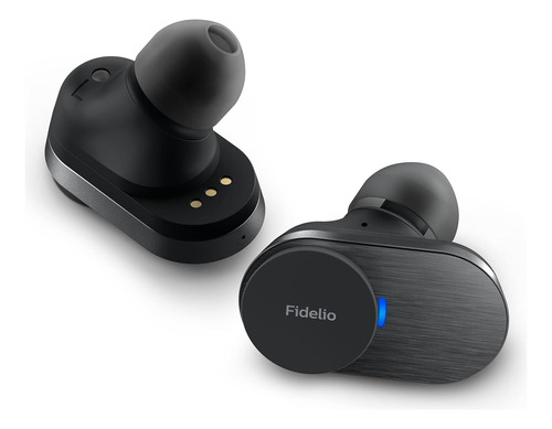 Auriculares Philips Fidelio T1 Inalámbricos, Negros Con Canc