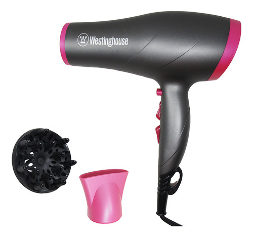Secadora De Cabello Turmalina Ionica Turbo Blast 1875 W Color Gris oscuro